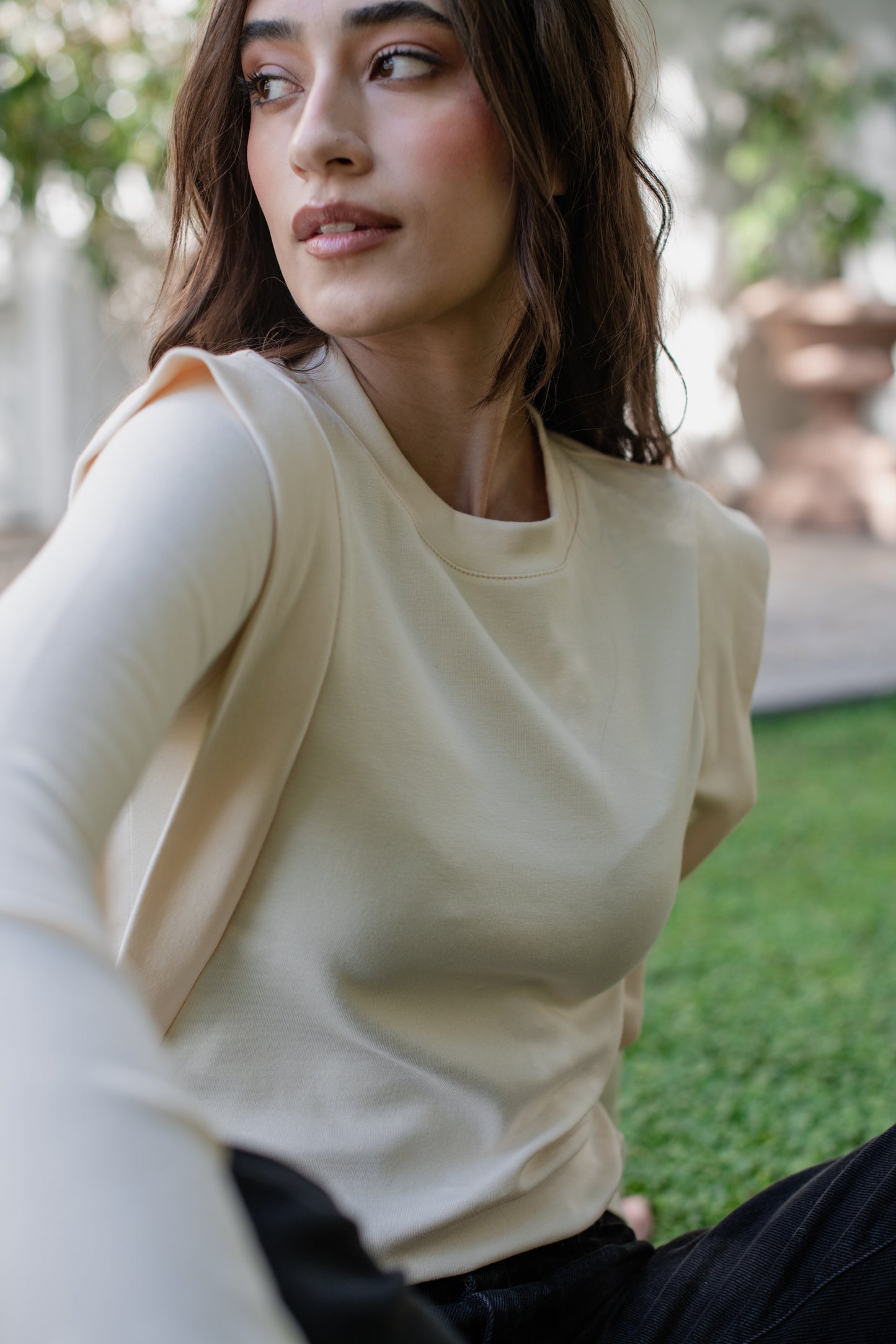 Polera Nantes Crema