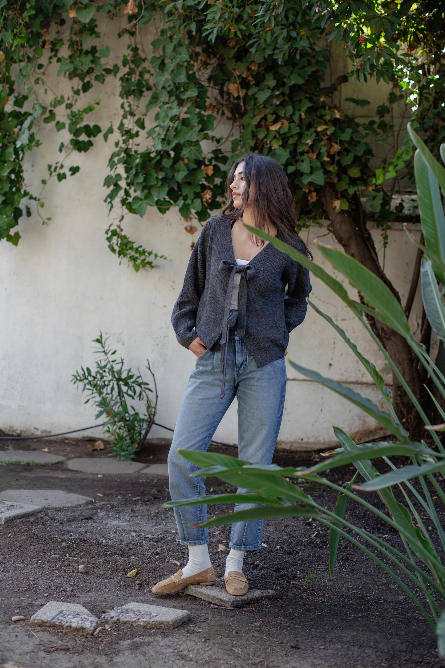 Jeans Bordeaux Azul