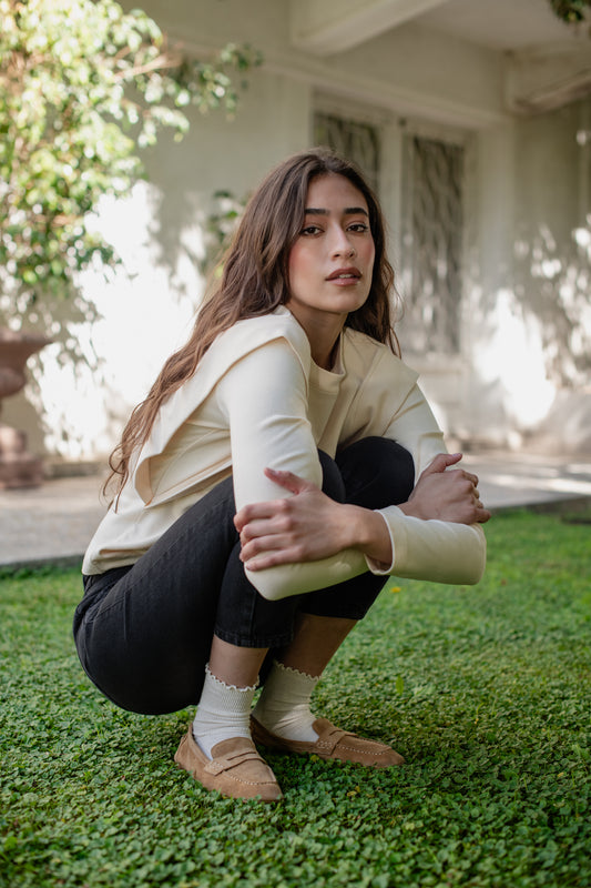 Polera Nantes Crema