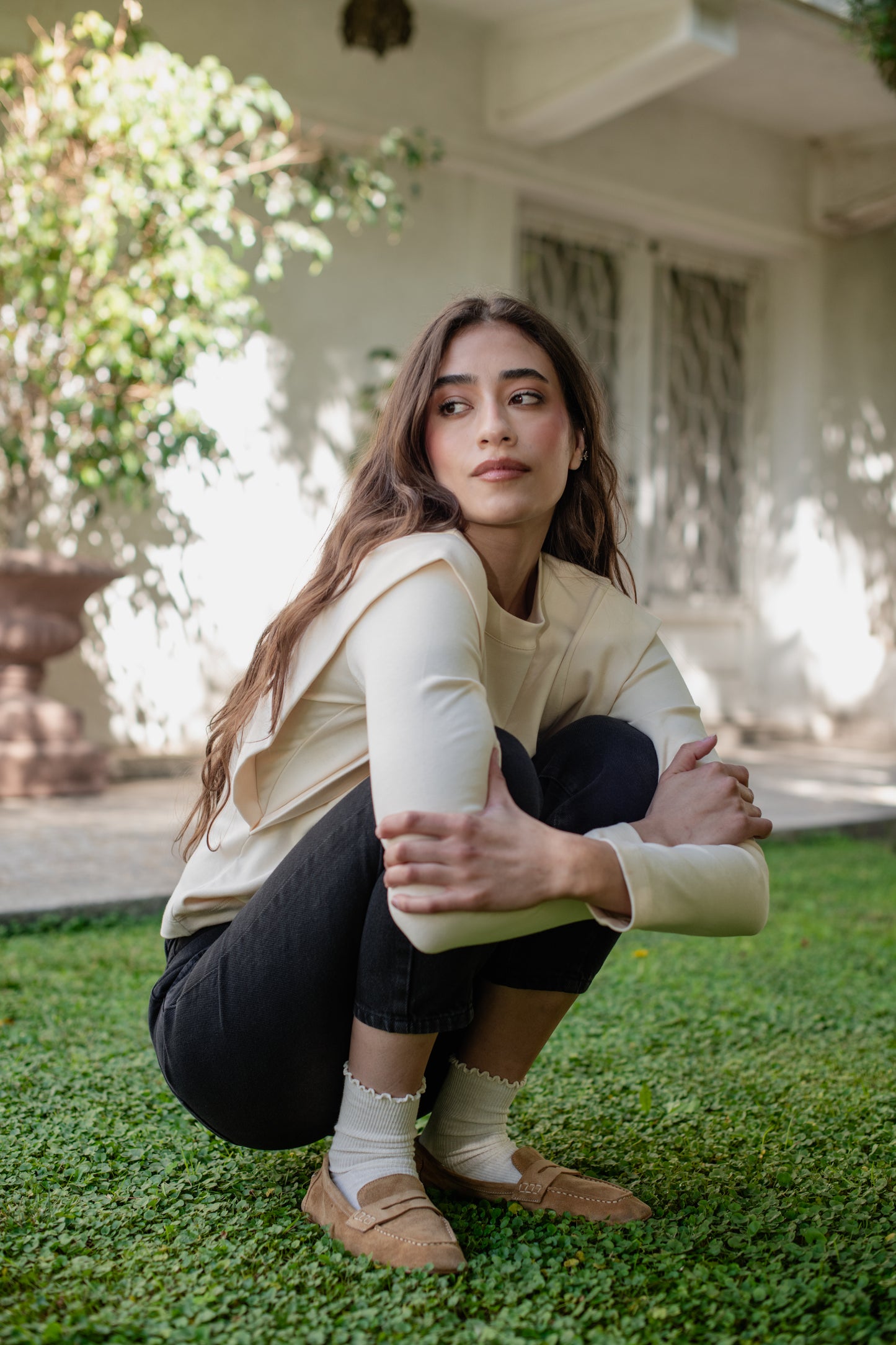 Polera Nantes Crema
