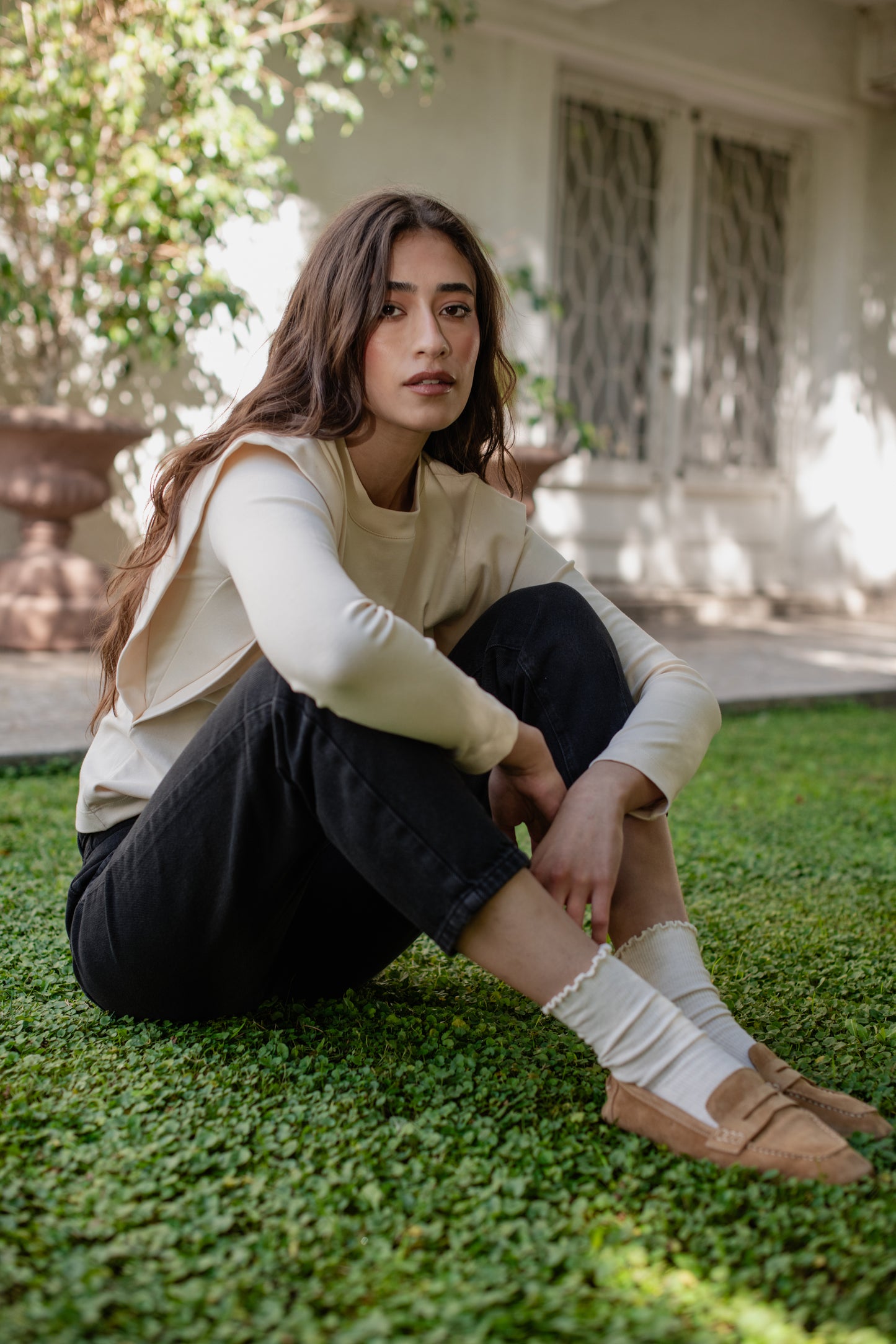 Polera Nantes Crema