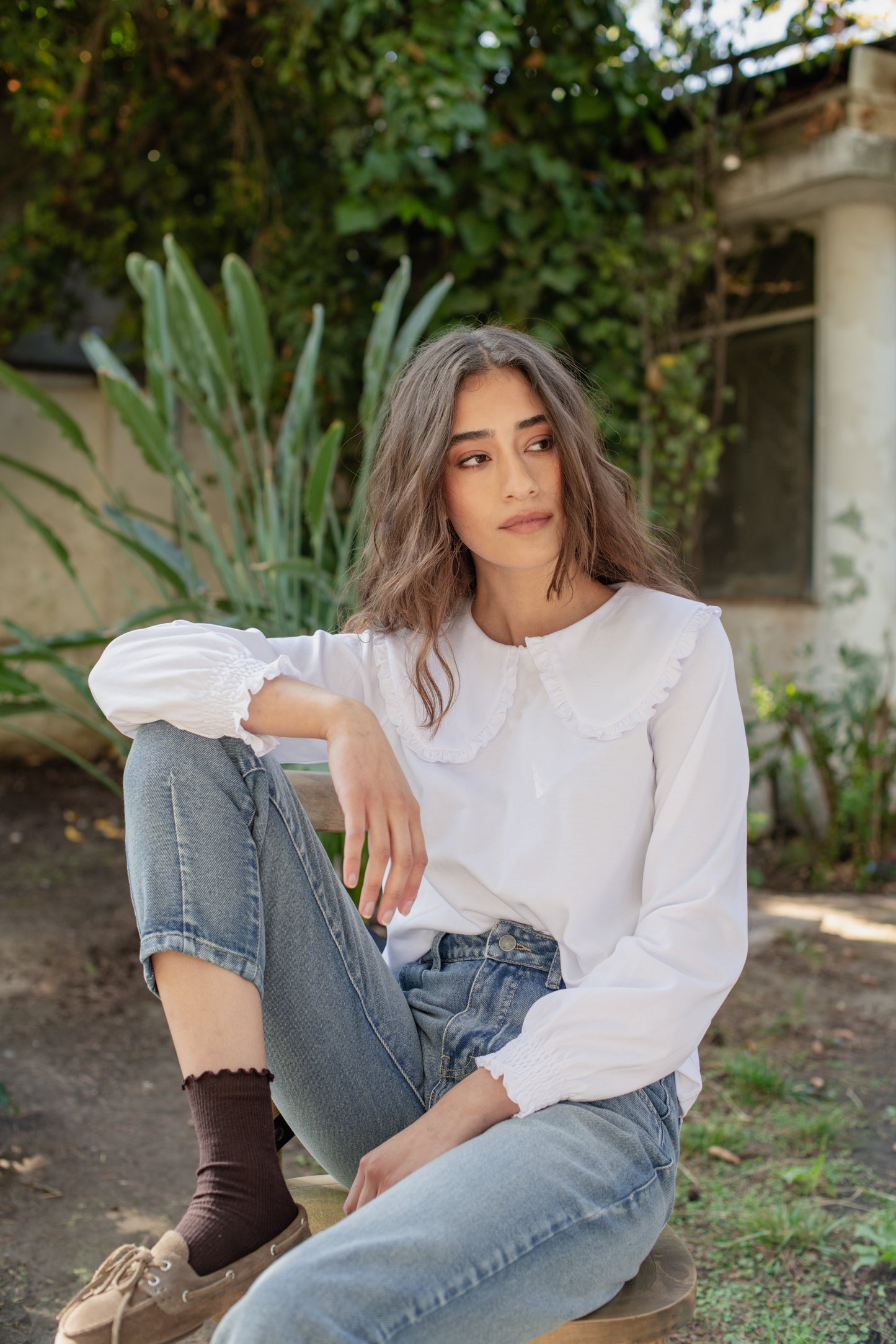 Polera Niza Blanco