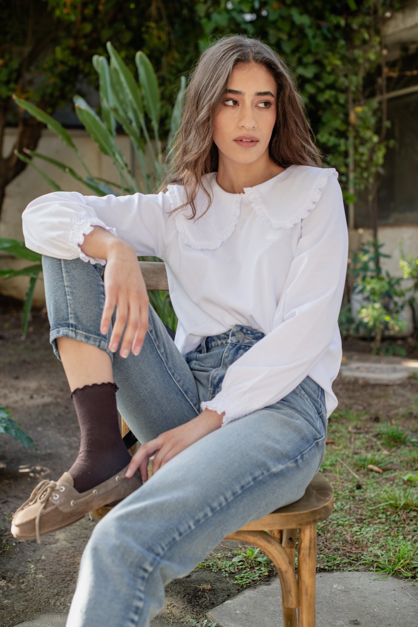Polera Niza Blanco
